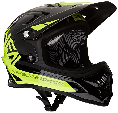 O'Neal Oneal Backflip RL2 BUNGARRA Casco Bicicleta, Black/Yellow (Black/hi-Vis), XL