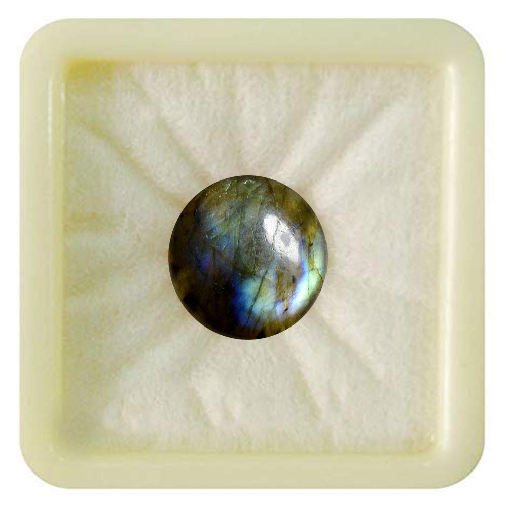 CaratYogi Natural Certified Labradorite Morpankhi Dhanu Rashi Ratan Loose Gemstone 7.25 Ratti 6.59 Carat Round Birthstone Chakra Healing Brihaspati Stone Art and Craft Supplies (B0B1MK6F8Y) Amazon Price History, Amazon Price Tracker