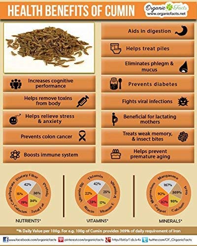 Whole Cumin Seed, Organic, USDA (1 Pound), Best Tasting, Flavorful Cumin or Jeera seeds from Buy Wellness Organics