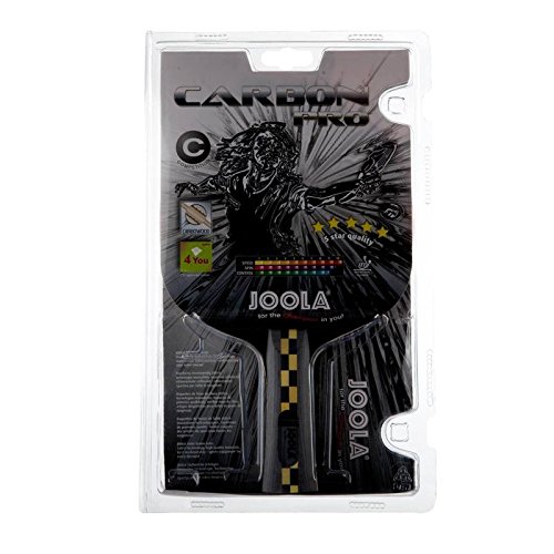 Joola Carbon Pro 5 * gratuit Raquette de tennis de table, Rosso, taille unique set da 3