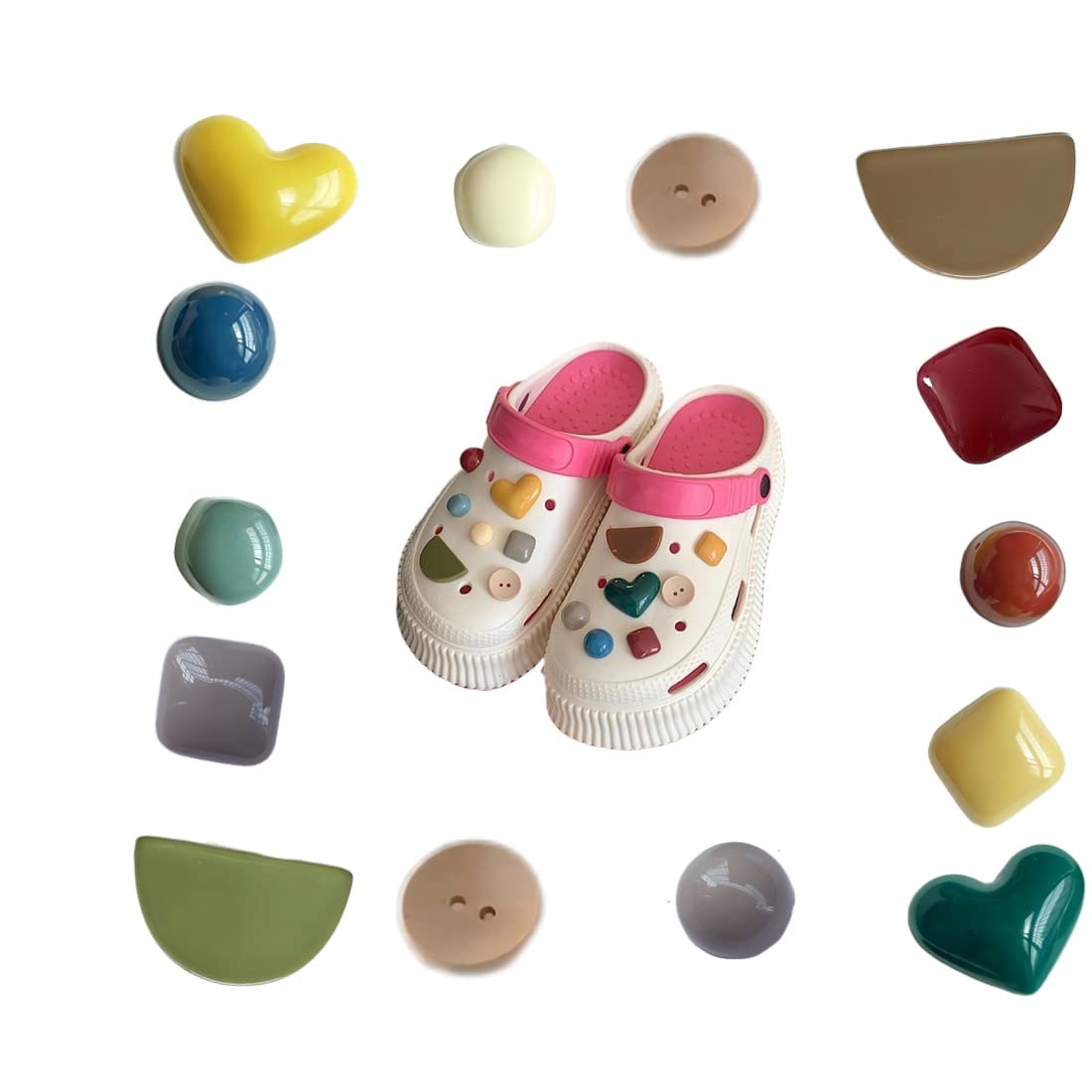 tikono For Shoes Charms, for Clogs Women, Charms for Girls, Charms for Clogs, Clog Charms, Summer Shoes Charms, Cute