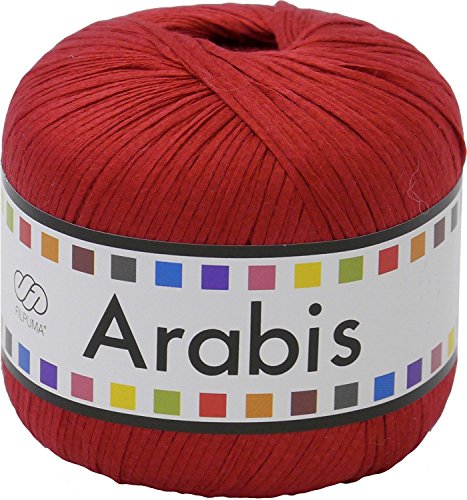 パピー アラビス 毛糸 中細 8462 レッド 系 40g 約165m 10000369