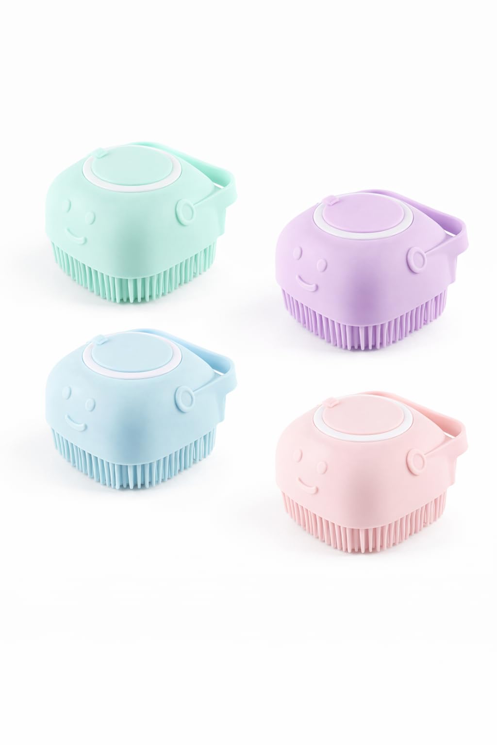 Silicone Body Scrubber Brush with Soap Dispenser | Soft Exfoliating Bath & Shower Brush | Multipurpose Cleaning Scrubber for Body, Face, Kitchen & Pet Grooming | Reusable Hygienic Silicone Scrub (Pack of 1)-image-41