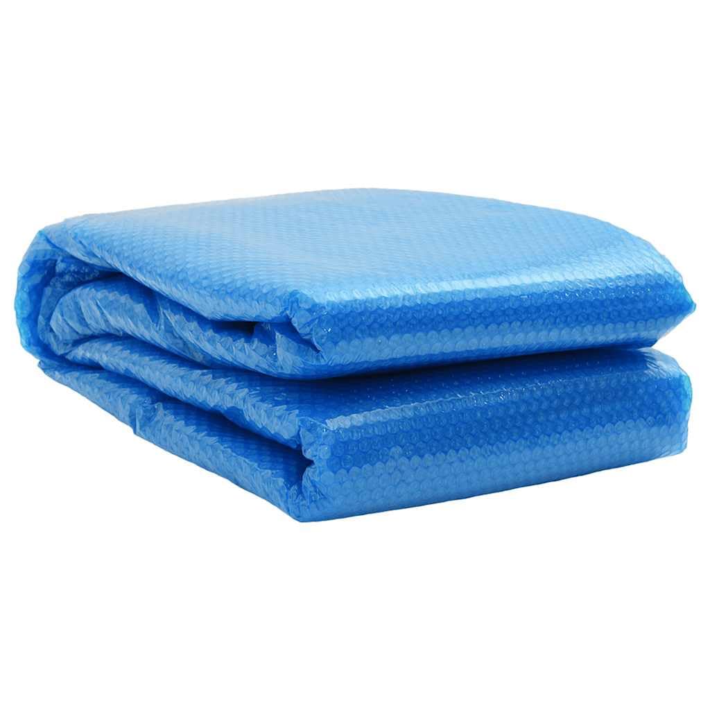 Bâche de Piscine rectangulaire 500x300 cm en PE Bleu avec Chambres à air épais pour Chauffage, Protection, Isolation et Entretien de Piscine, Spa ou Jacuzzi en extérieur