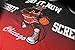 SCREENSHOT-TK11214 Mens Premium Urban Sreetwear Fashion Basketball Jersey Tank Top - Animation Bull Ball Player Sports Team Colored Signature Sleeveless Open Mesh Top-Black/Red-3XLarge