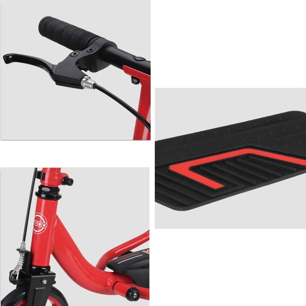Scooters de Movilidad, Scooter para Adultos, Scooter de Dos Ruedas, Adecuado para Adultos jóvenes, Plegable, liviano, Scooter de un pie, Scooter de Pedal Antideslizante (