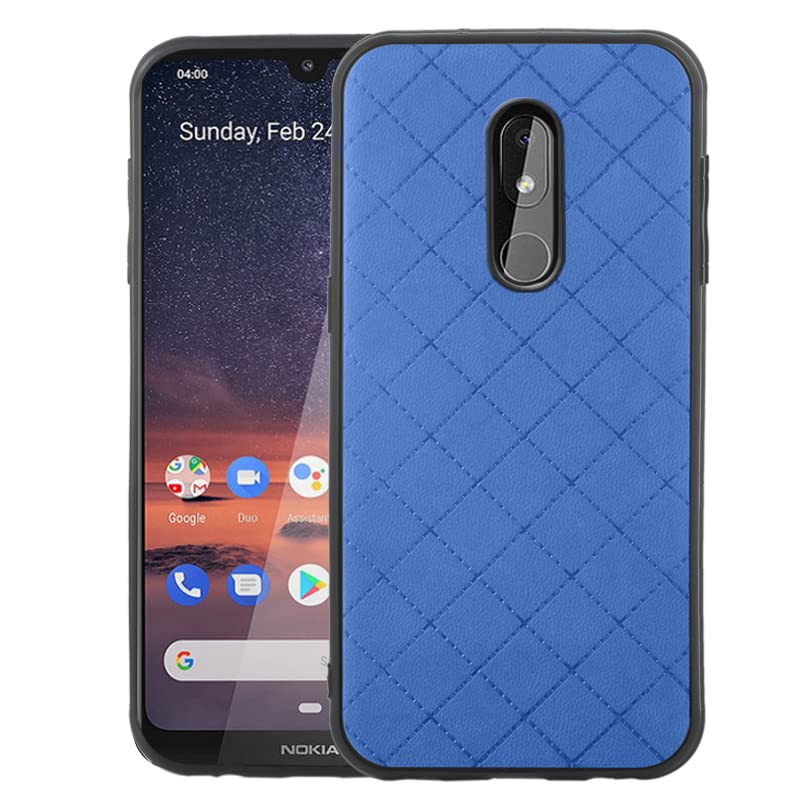 ELISORLI Compatible with Nokia 3V case Rugged Thin Slim Cell  Accessories Anti-Slip Fit Rubber TPU Mobile Phone Protection Full Body  Bumper Cover