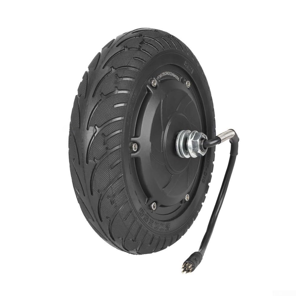 Roue de moteur de scooter électrique 36 V 350 W avec pneu de 21,6 cm, moyeu en alliage d'aluminium pour moyeu arrière de rechange Kugoo S1