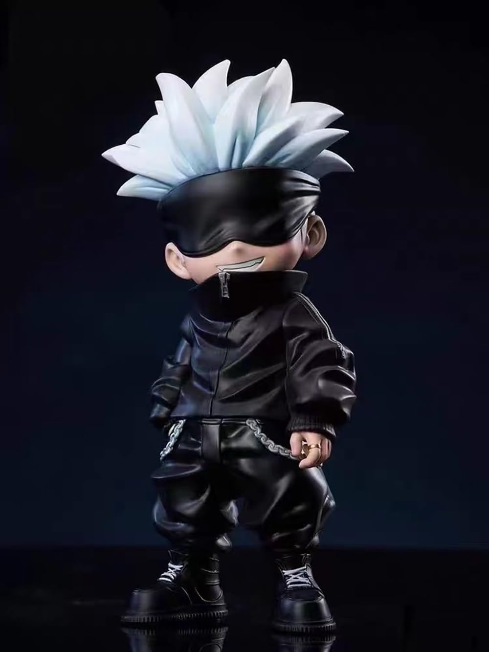 XESAGSNV Jujutsu Kaisen Premium Edition Satoru Gojo, Itadori Yuji Anime Surrounding Twisted Egg Car Doll Decoration Satoru Gojo - Image 3