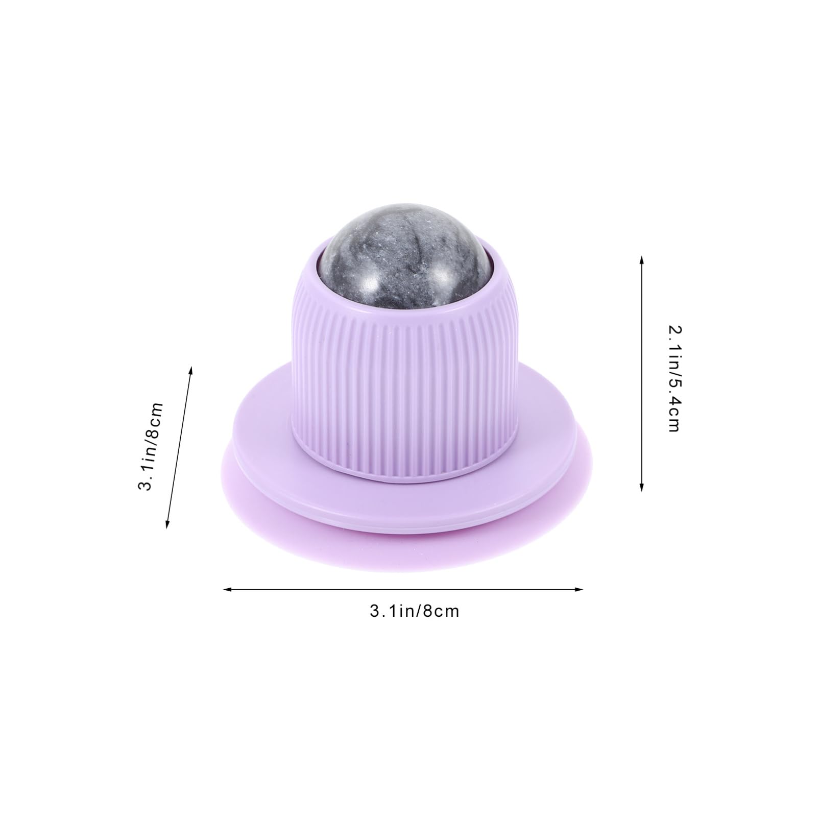 Ipetboom 4pièces Massage Cup Roller Boule De Massage Relaxante Pour Muscles Fatigue Compact Et Portable Pour Épaules Cou