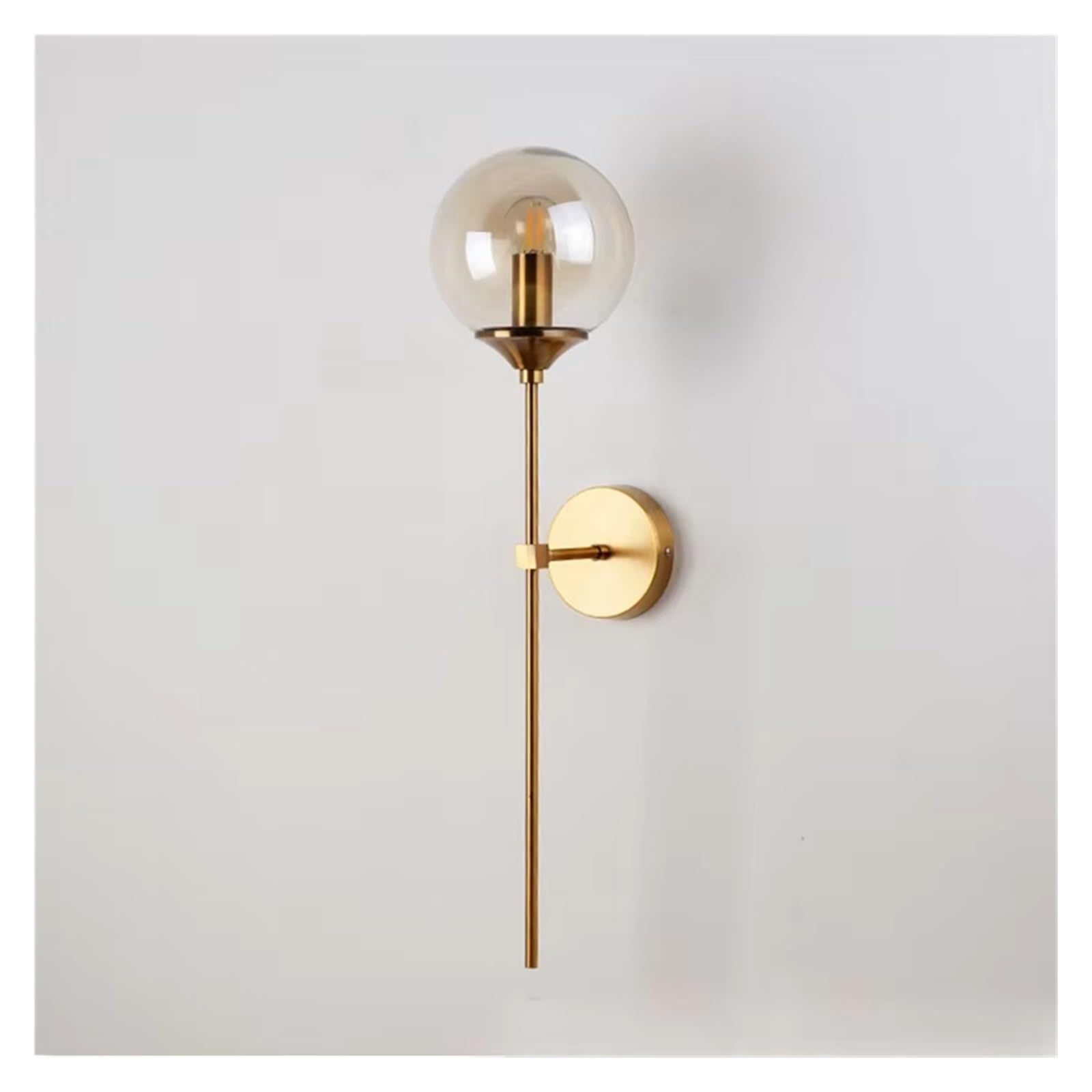 JKJZSALJ Nordic Round Wall Sconces Lamp Modern Lighting Fixtures For Home Indoor Bed Room Decoration,For The Hall,Brass,Brass