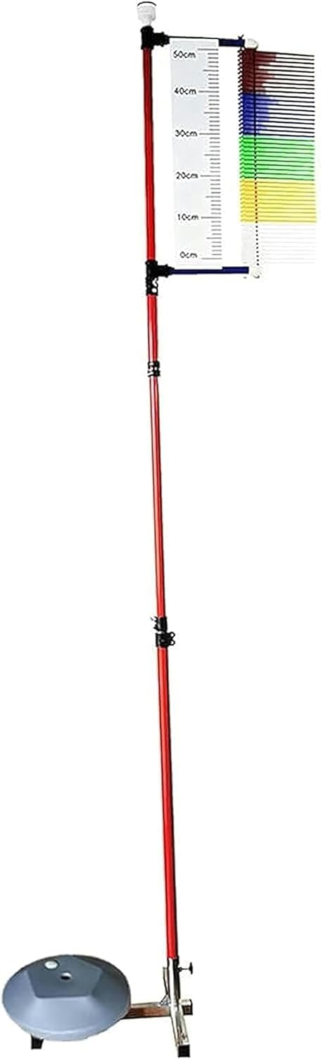 Jump Measurement Tester Floor Standing Vertical Height Exercise Device Measure Stick Pole Tool，Portable Vertical Jump Tester 3.9 Ft - 11.5 Ft, Jumping Measuring Device Adjustable Height, Bas