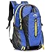 Baishiqi Sac à dos léger polyvalent résistant à l'eau Pour le camping, le trek, le cyclisme, les voyages, l'escalade, l’alpinisme, les sports en extérieur 40 l, Homme, bleu