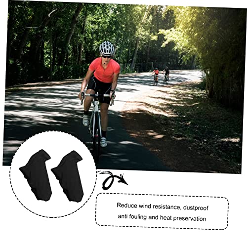 Couvre-chaussures de cyclisme contre les pieds froids avec fermeture éclair robuste