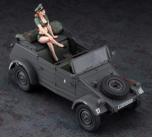 Hasegawa Kübelwagen con Figura y Kit 1/24 miniatura 2