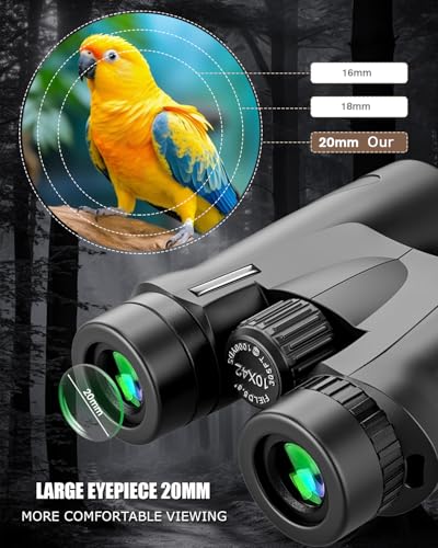 Binoculares juveniles 10x42 para adultos miniatura 2