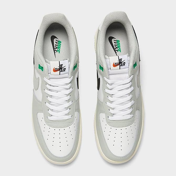 Nike AIR Force 1 LV8 (GS), Lt. Silver/Black/White, 7Y US (DZ2660 001)4