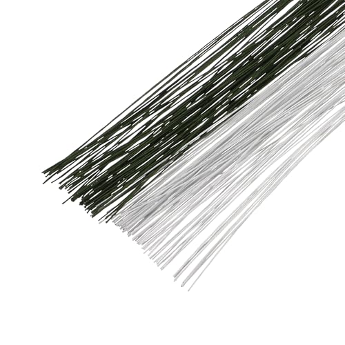Alambre envuelto en papel PATIKIL de 160 piezas para arreglos florales flexibles