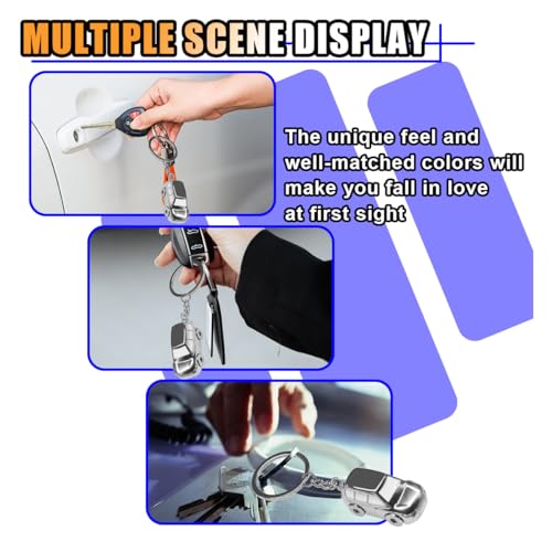 Image of KITUREK 3D F1 Race Car Keychain, Zinc Heavy Duty Racing Model Keychain, Car Key Ring Present for Father Husband Boyfriends (SUV)