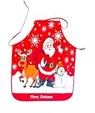 Decoración festiva: puede usar el Mujeres Delantal en bar, fiesta, etc. El uso de estos accesorios navideños puede crear un gran ambiente navideño y agregar diversión festiva.