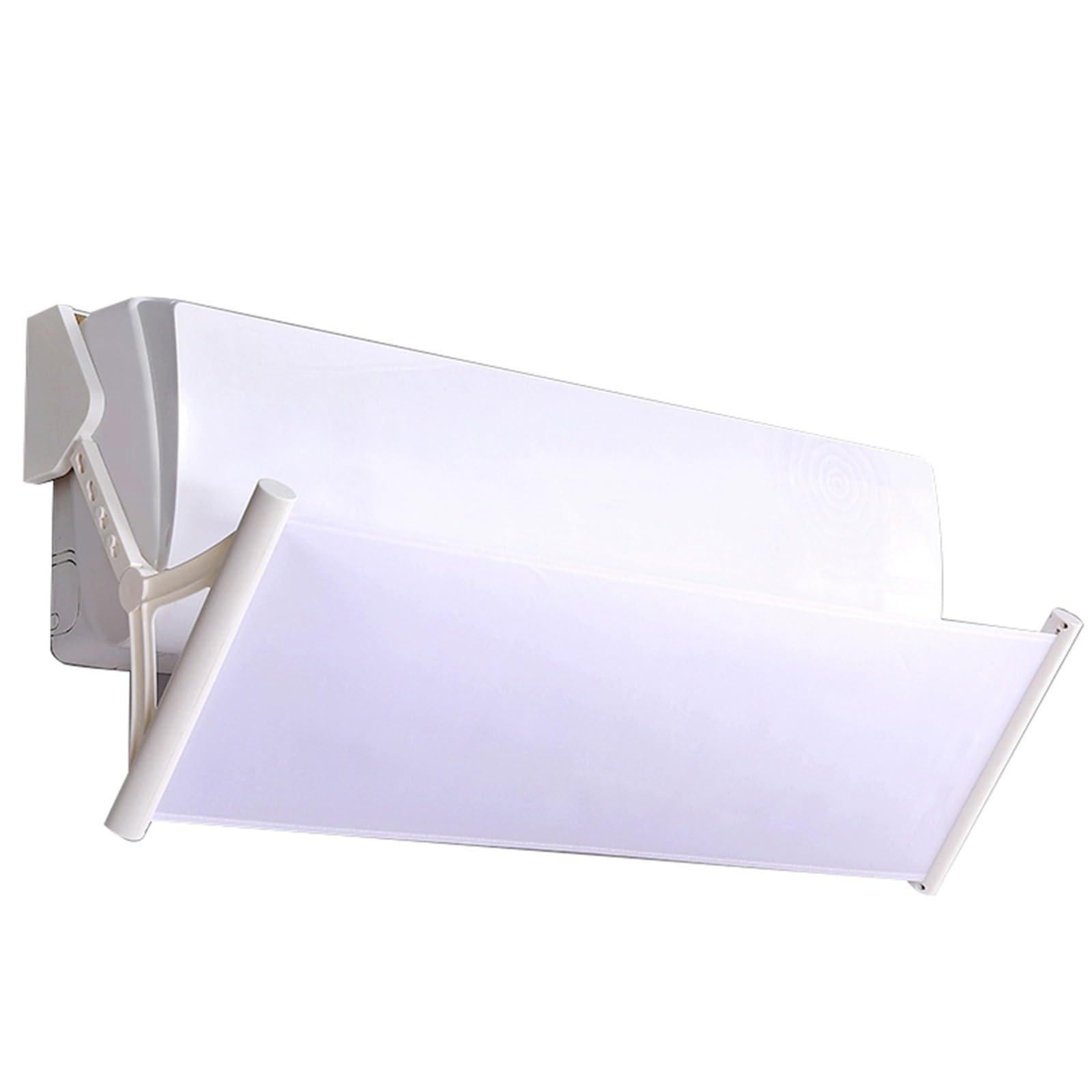 YGER JZGB Air Conditioner Vent Deflector, Air Register Deflector, Retractable Design, Oxford Cloth, Thick Bracket, for Wall Mounted AC