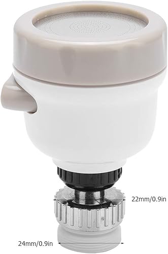 Miniatura 2 de Cabezal giratorio para grifo de cocina, grifo giratorio de 360 grados, boquilla de filtro de salpicaduras con 3 modos de ajuste para cocina, grifo