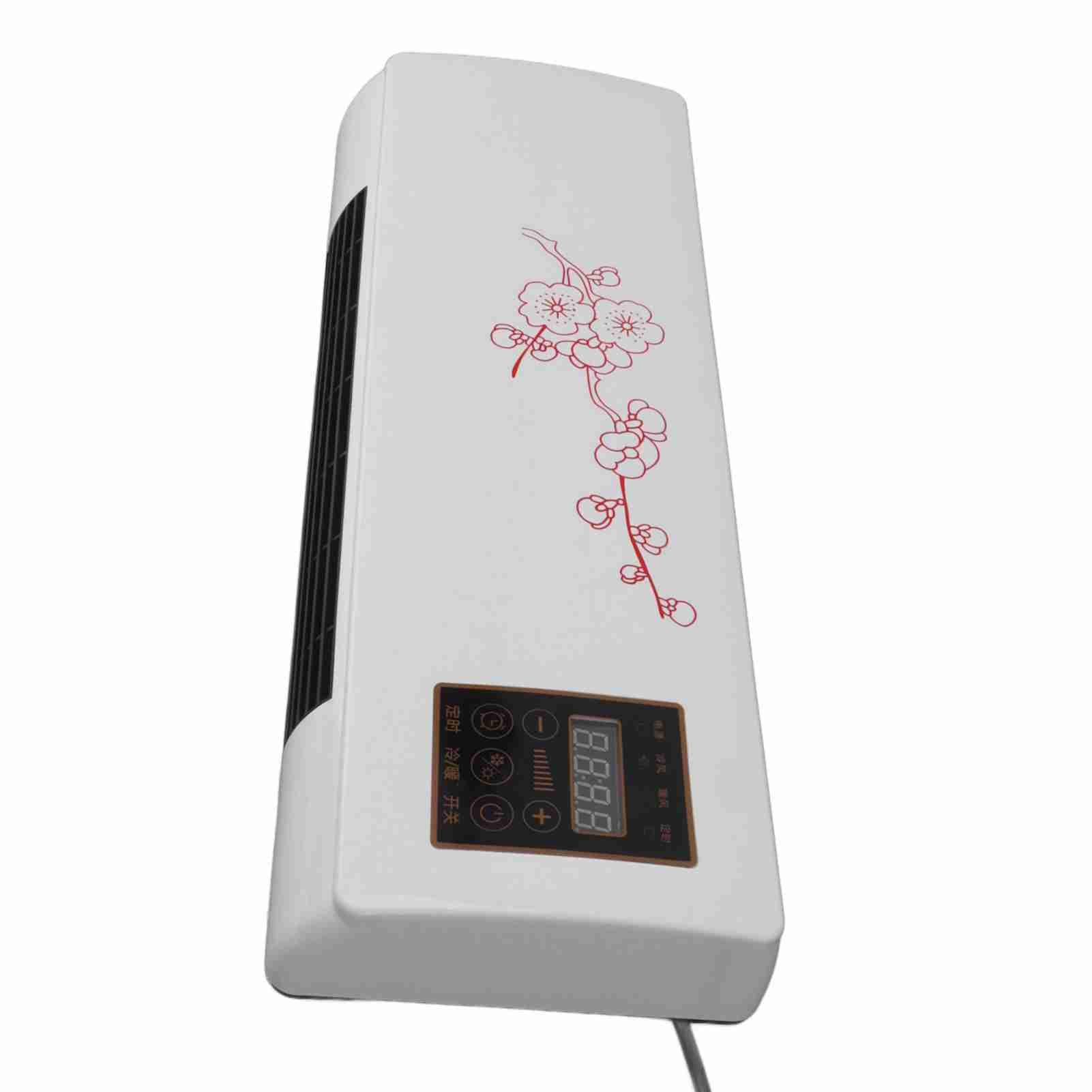 TMISHION Calentador de aire portátil de pared Calentador de aire portátil  de pared de bajo ruido de 220 V con control remoto sin función de  enfriamiento que sopla viento natural : Amazon.es: