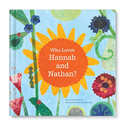 Who Loves Me? (Siblings) - Personalized Children's Story - I See Me! (Blue Hardcover)