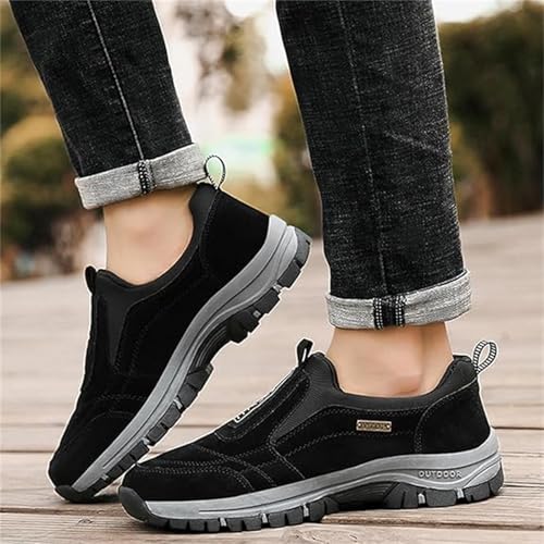 Enjerr Orthopedic Shoes Men, Comfortable Waterproof Orthopedic Walking Hiking Shoes, Arch Support Breathable Light Non-Slip for Travel Work Daily Use3