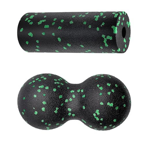 Faszienball und Faszienrolle Set, Kleiner Massageball Fazienrolle für...