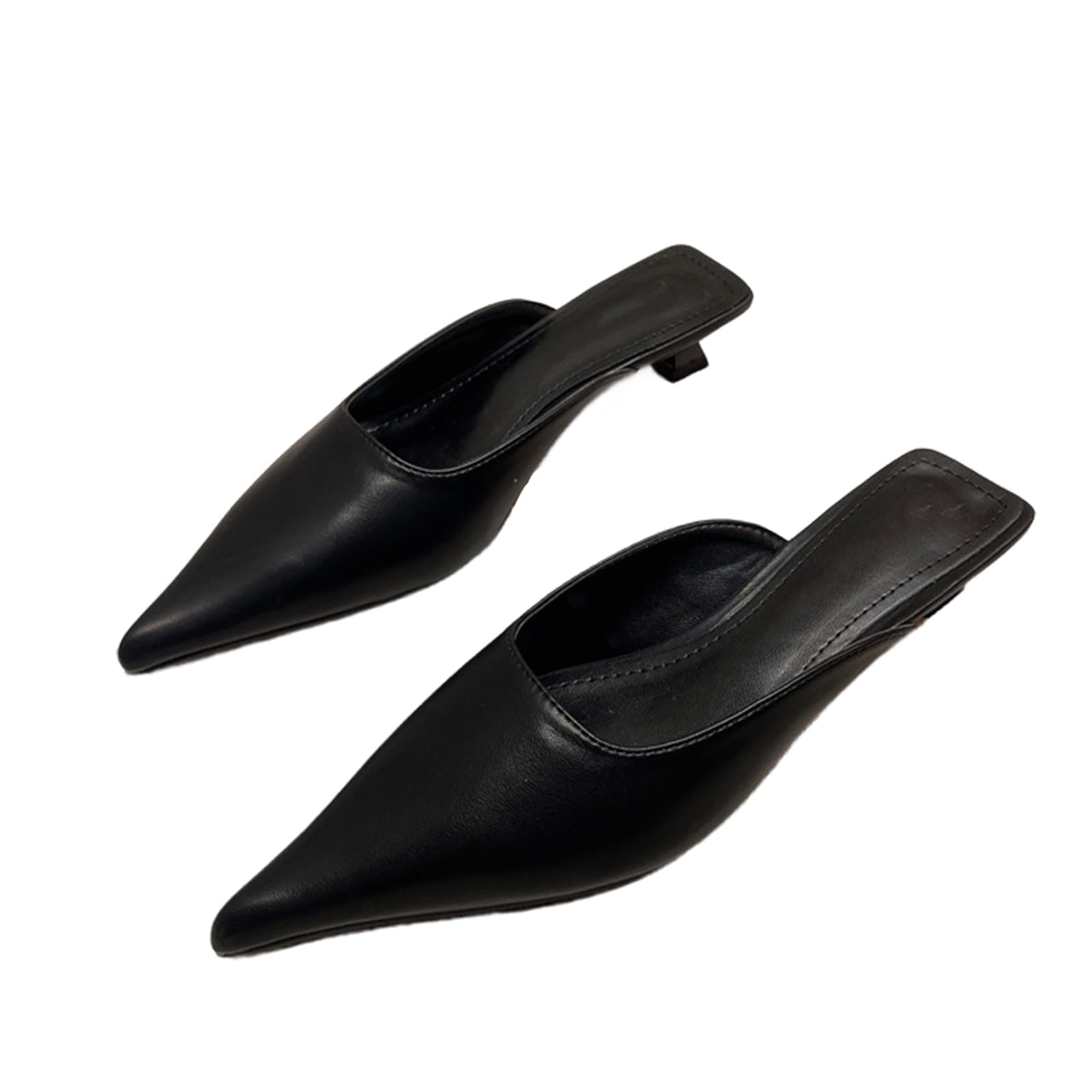 Amazon.com: CPMBFDC Women's Slingback Kitten High Heels Pointed