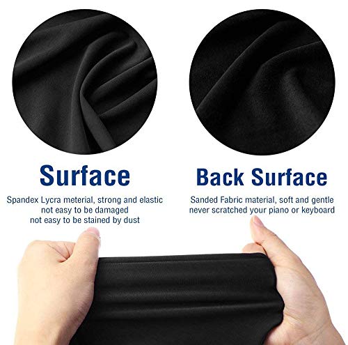 Kaxich Antipoussière Housse de Protection pour 88 Touches Clavier Piano, Couverture de Piano Electronique avec Cordon… - Les Beatles, Paul McCartney, John Lennon, RIngo Starr, George Harrison Kaxich Antipoussière Housse de Protection pour 88 Touches Clavier Piano, Couverture de Piano Electronique avec Cordon… – Image 5
