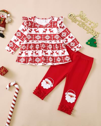 Image of Baby Girl Clothes Infant Toddler Clothes Fall Winter Outfit Clothing Set