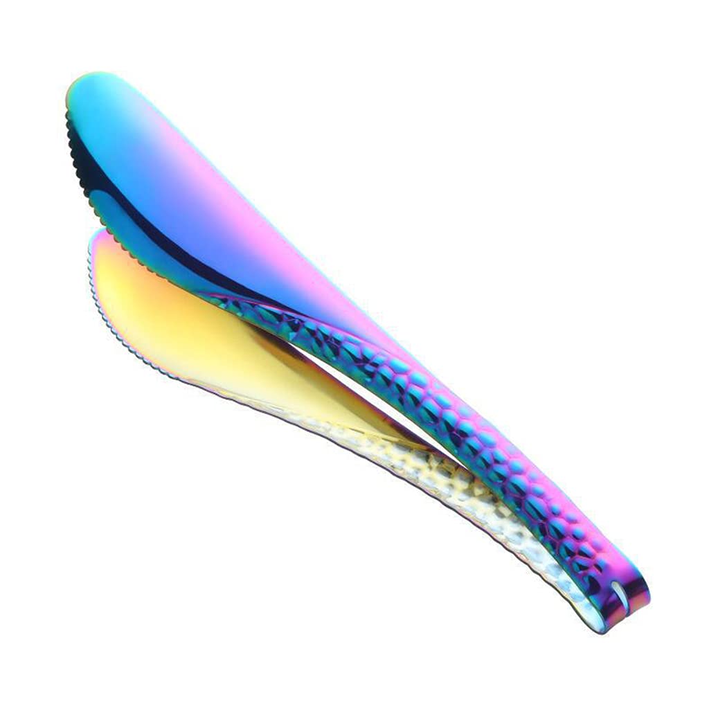 MALSSE Slip Food Clip with Teeth Suitable for Barbecue Picnic Cooking Great Gift for Families and Friend Easy to Use Food Clips for Cooking