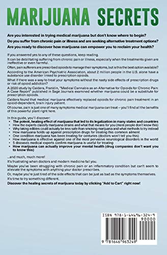 Marijuana Secrets: 5 Life-Altering Medical Benefits Of Medical Marijuana No Doctor Will Ever Tell You About