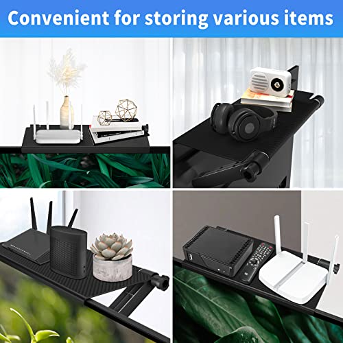 Tiebutie FT5050 13-Inch Wide Platform Tv Top Shelf - Adjustable Cable Box Shelf For Wall Mounted Tv Shelf thumb #3