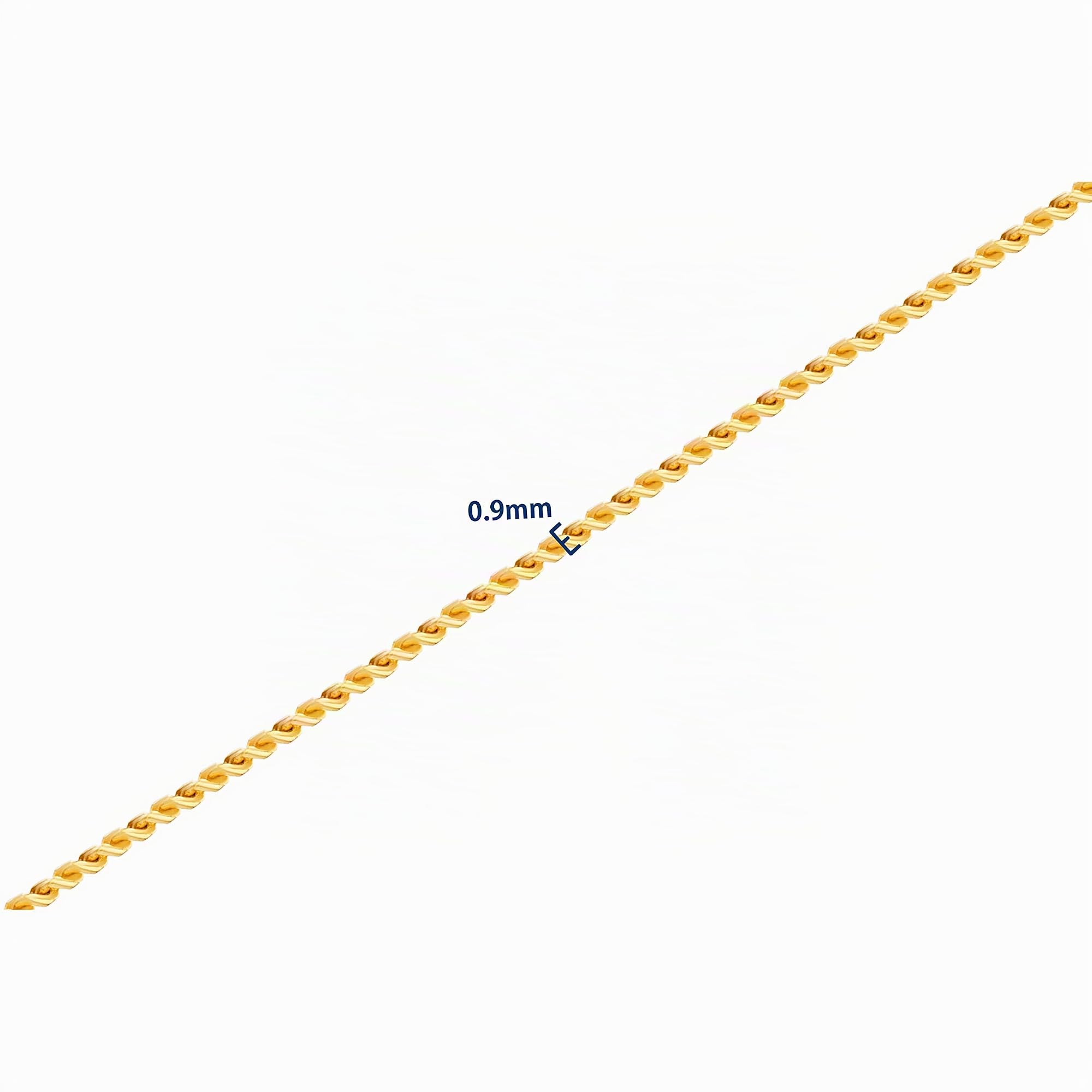 MIORE Halskette Damen mit Kettenanhänger Gold 14K 585, Geburtsteinkette, Edelsteinkette Rubin/Smaragd/Saphir Anhänger, Kette Damen 45 cm Lang aus Gold14k / 925 Sterling Zilver (Vergoldet)
