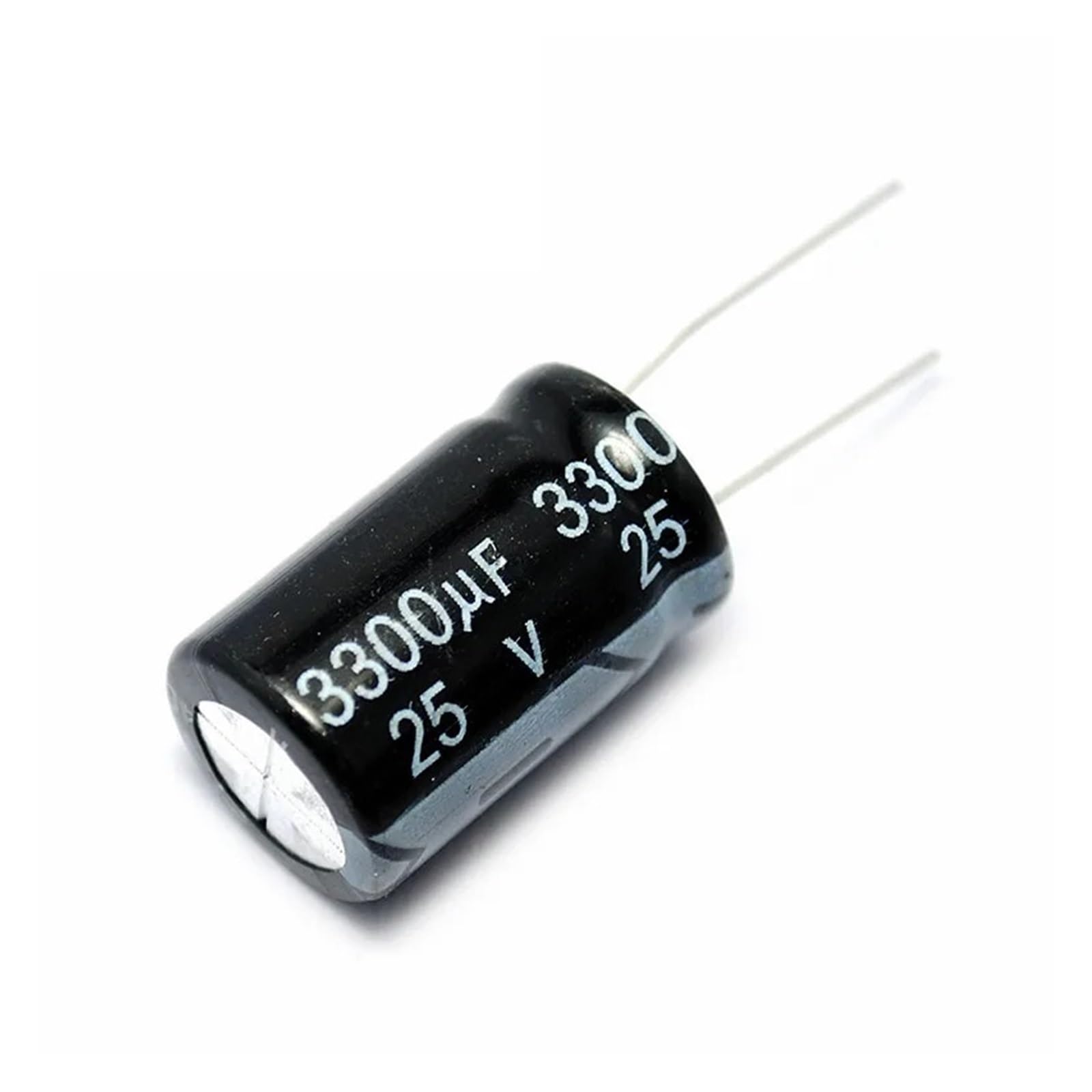 ICXLPMC 5PCS 25v3300uf 3300uf25v 13 * 26 25v 3300uf 13x26 Electro Electrolytic capacitor