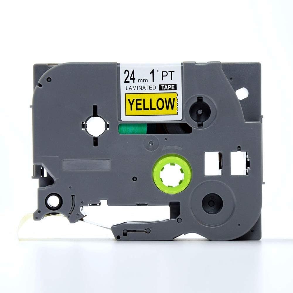 RL-B-TZe 651 24mm Black on Yellow Compatible Label Tape (1pc