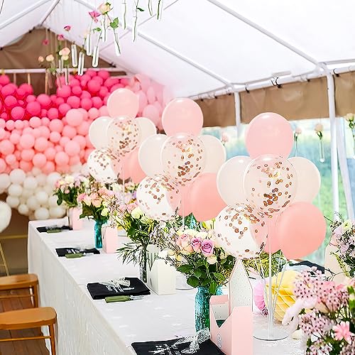 Multiple Balloon Stand Kits Balloon Sticks Holder with Base for Table Halloween Christmas Birthday Baby Shower Bridal Shower Wedding Bachelorette Engagement Party Decorations for Room Offices - Image 7