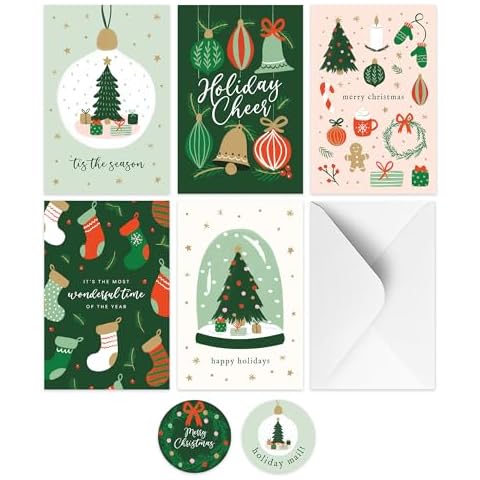 Rileys & Co. 50-Pack Christmas Cards Set Cover
