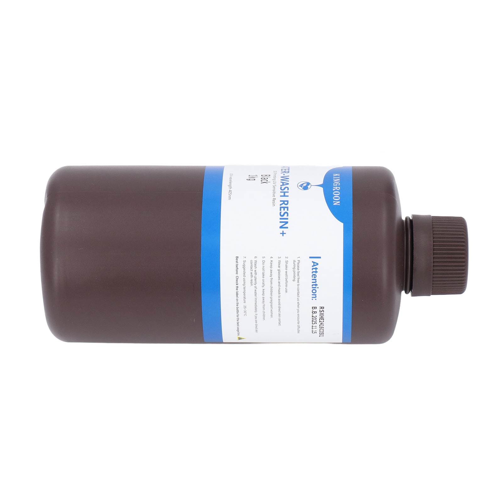Resina per stampante 3D Resina fotopolimerica calcinabile UV per stampante 3D LCD DLP SLA Nero 1000 g