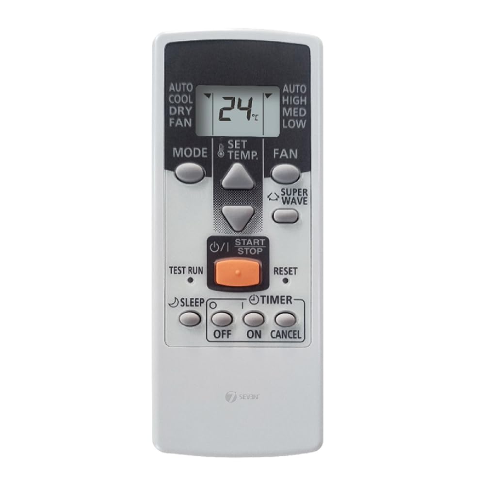 7SEVEN® Compatible with O General AC Remote Original AR-RCD2E Model Suitable for 1 1.5 2 Ton Split or Window Air Conditioner - Match-Before-Purchase Exactly with Old 123 Model Remote Control (B09ZPM9CTS) Amazon Price History, Amazon Price Tracker