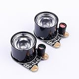 Estink Infrared LED Light,2PCS 3W 850 IR High-Power Night Vision Infrared Illuminator with Adjustable Resistor for Raspberry Pi Camera Module