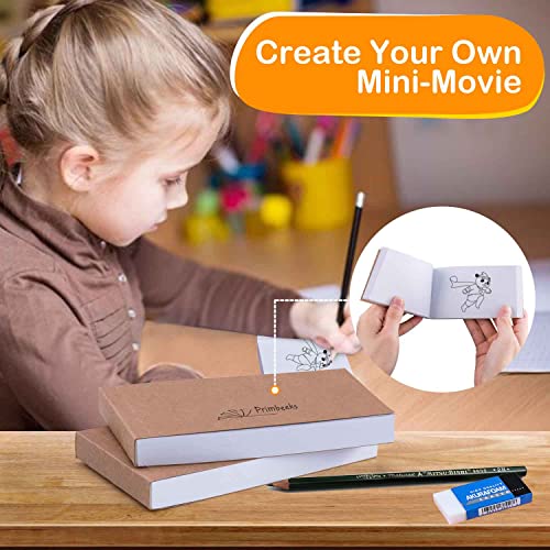 PRIMBEEKS Premium Blank Flip Book Paper