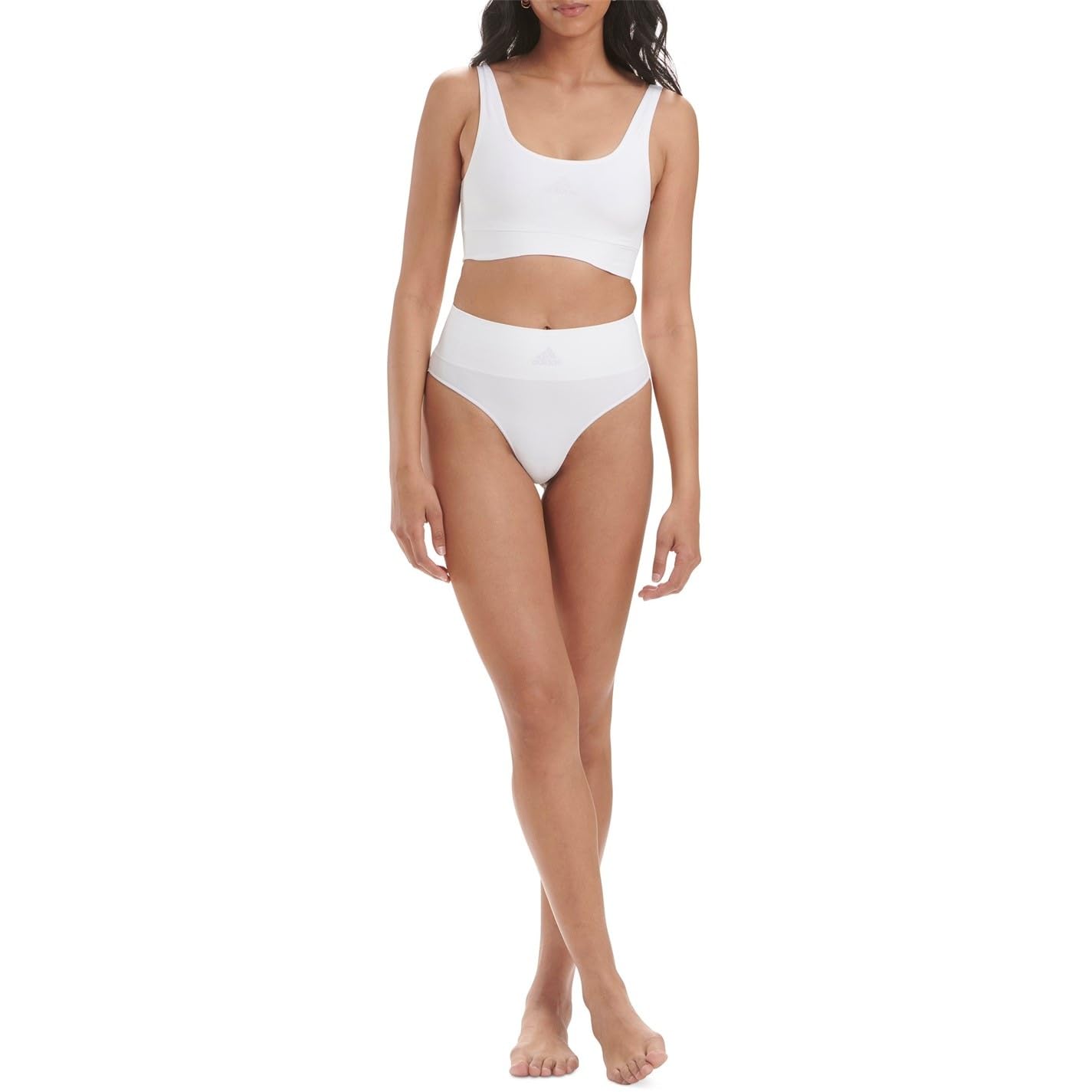 adidas Damen Micro-Stretch Seamless Thong Panties, Singles Tangahöschen