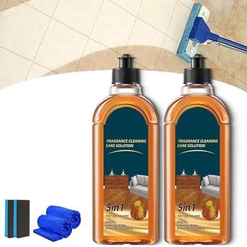 Potente solución líquida de limpieza de suelos de 500 ml con brillo y aroma limpiador de larga duración para suelos frescos