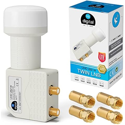 HB-DIGITAL Twin LNB Directo TV 2 usuarios Cover