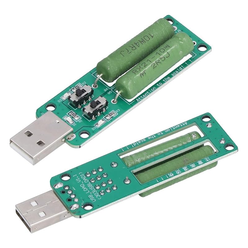 RIDEN USB Load Tester Power Bank Discharge Resistor 5V1A/2A/3A Switchable Load Resistance Discharging Ageing Resistance Electronic Load Detector-image-47