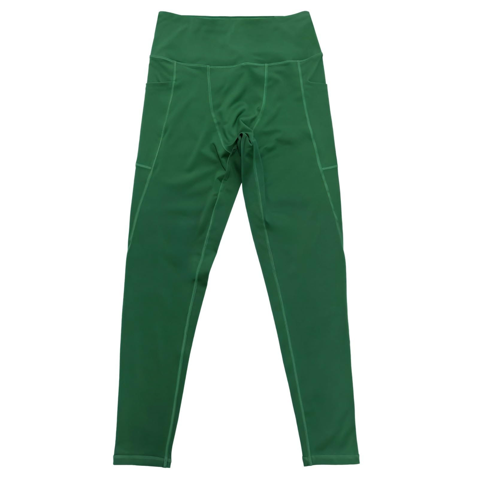 Męskie legginsy treningowe, rajstopy do biegania z wysokim stanem z kieszeniami, sportowe dopasowanie dla mężczyzn, elastyczny i odprowadzający wilgoć design, idealne dla wzrostu od 5'11 do 6'3, waga